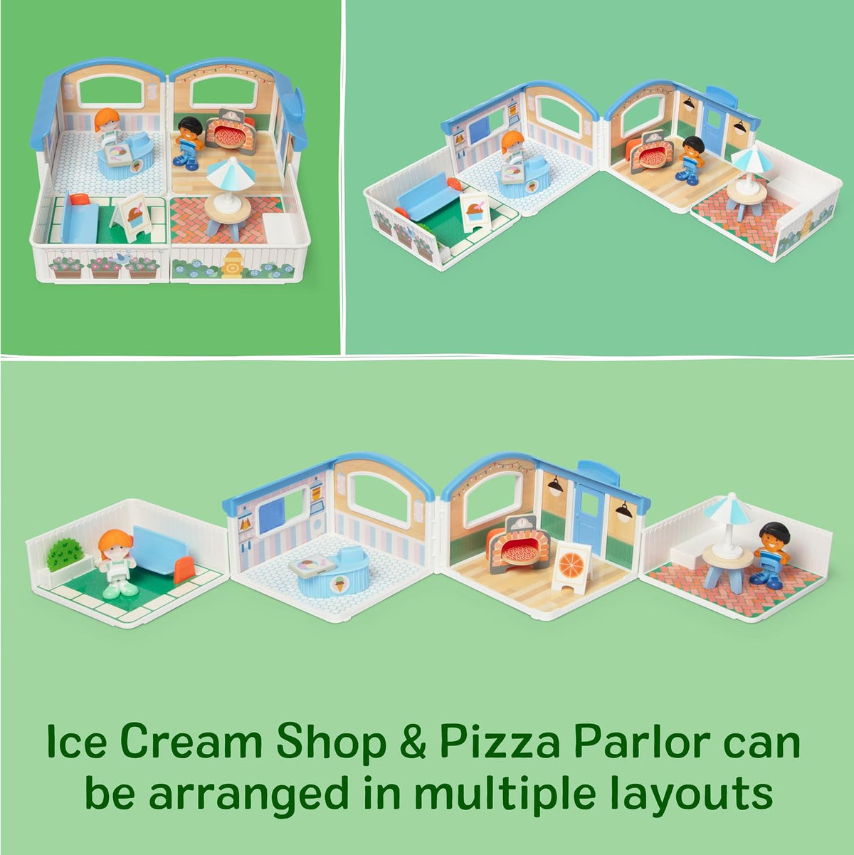 Cheery Lane Ice Cream and Pizza Play Set