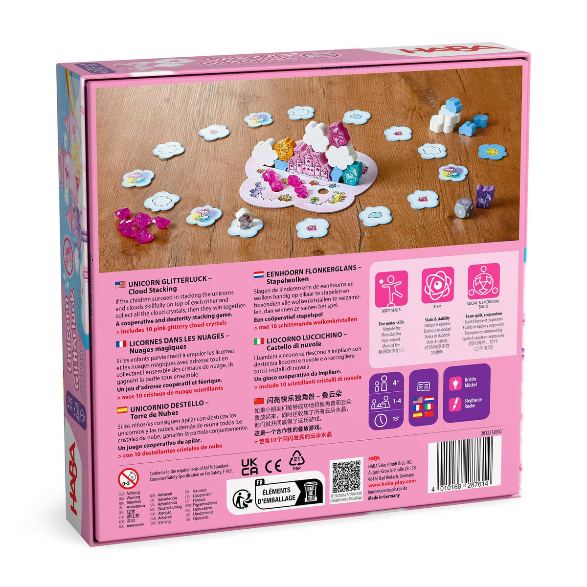 Unicorn Glitterluck – Cloud Stacking (HABA USA)