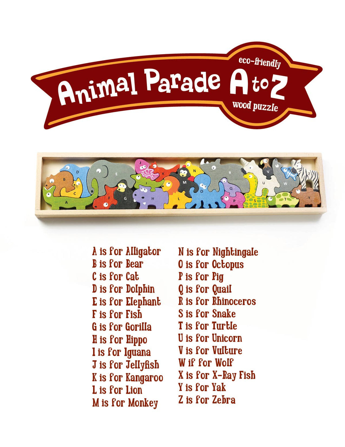 Animal Parade A to Z - Jumbo Version (Begin Again)