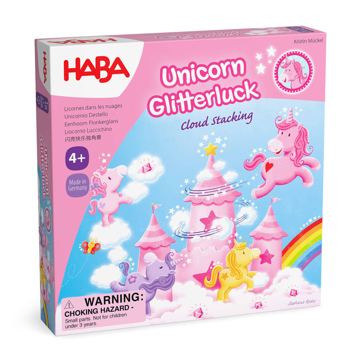 Unicorn Glitterluck – Cloud Stacking (HABA USA)