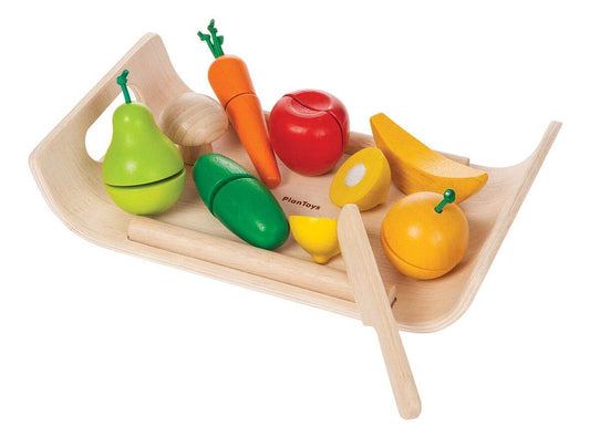 Assorted Fruit And Vegetable Wood Toy for Kids (Plan Toys)