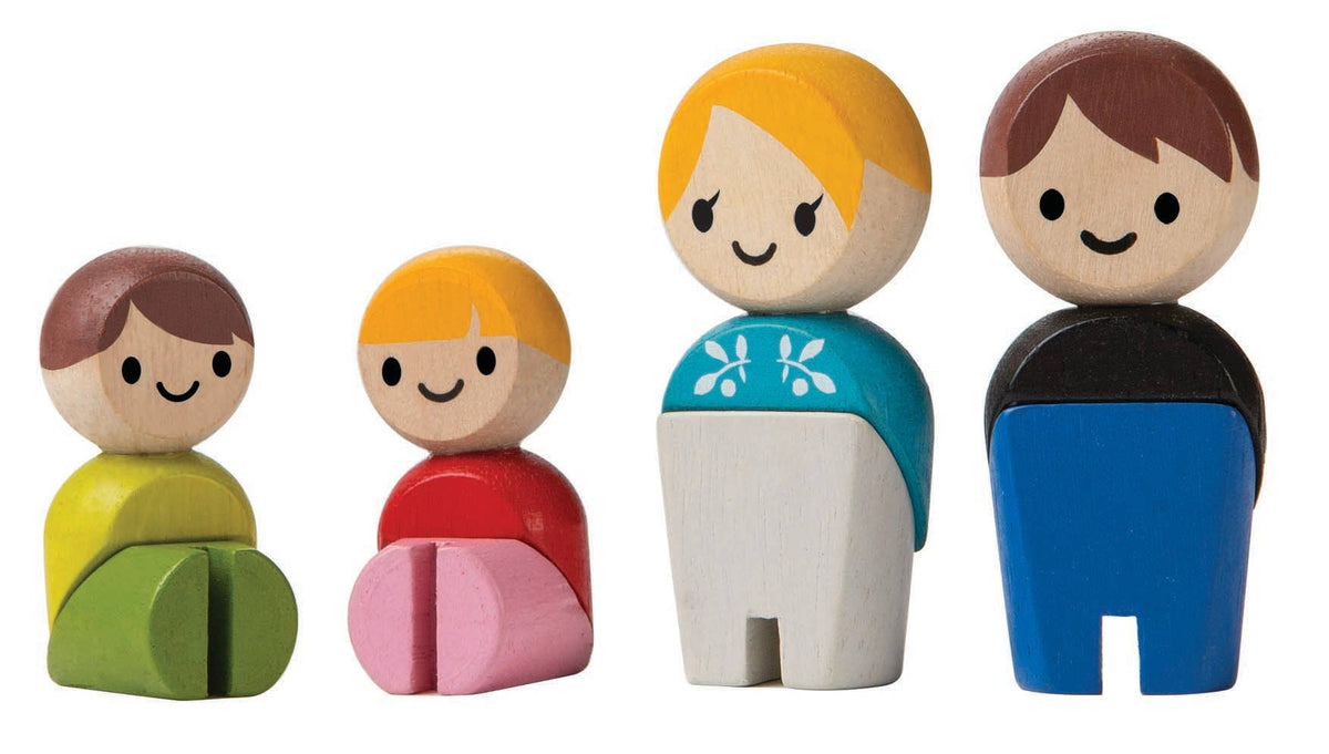 Family Building Set for Kids (Plan Toys)