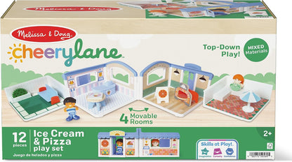 Cheery Lane Ice Cream and Pizza Play Set