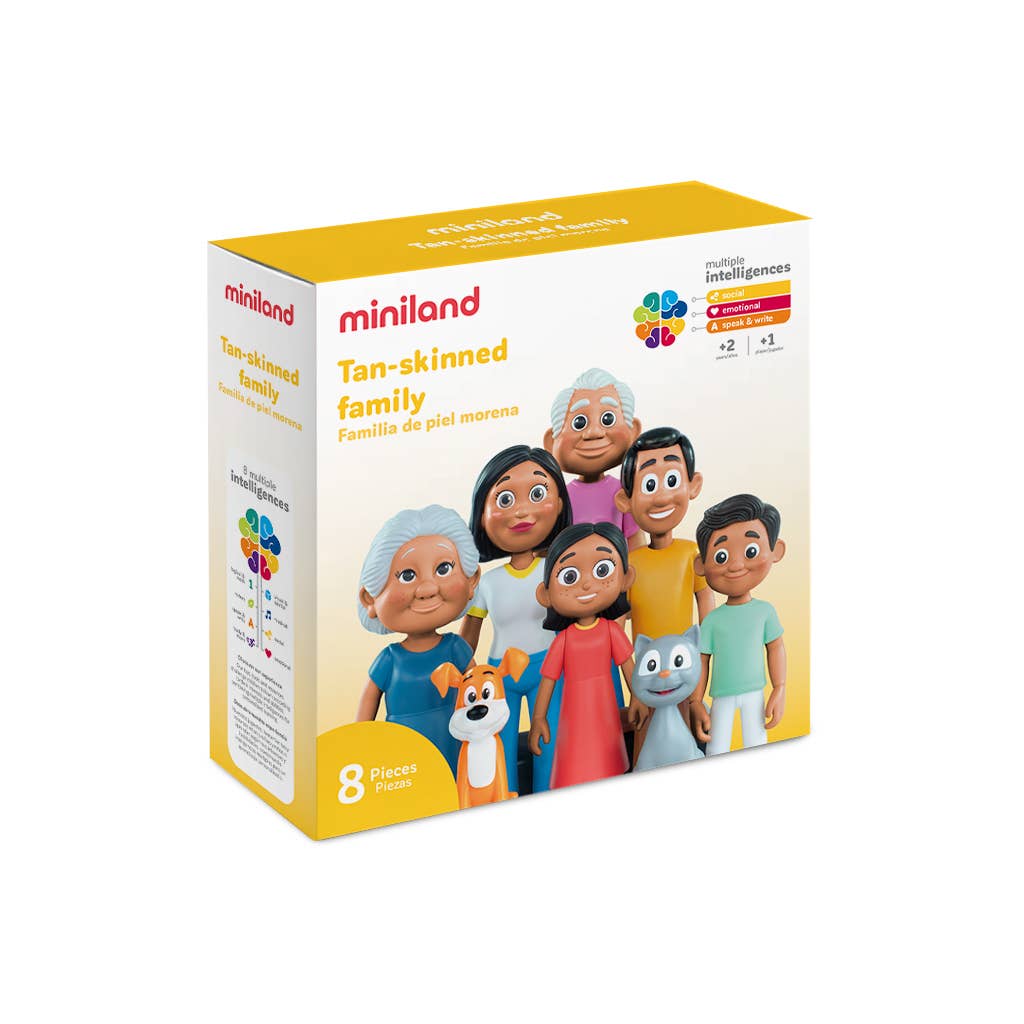 Brown Skin Family Figures (Miniland)